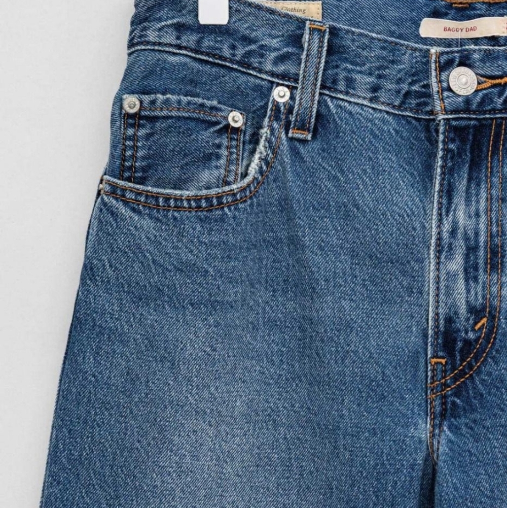 Levi's Baggy Dad Jeans Metaphor Mix Sz 26 Nwt - Picture 13 of 16